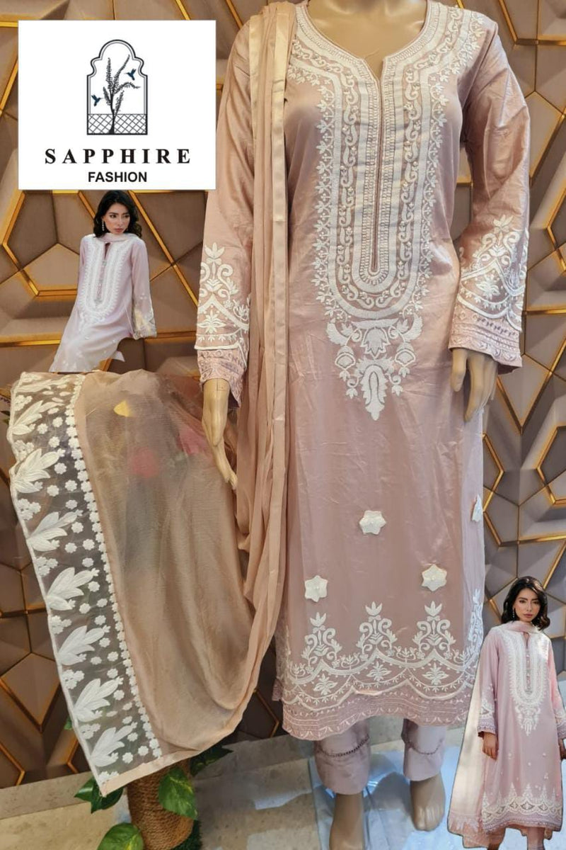 Sapphire Fashion Dno 109 A & B Jam Cotton Embroided Pret Collection