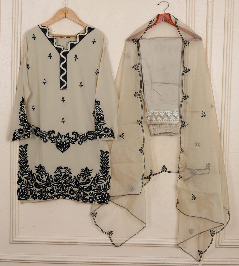 Halima Creation Kids Dno 03 Faux Georgette Pret Collection