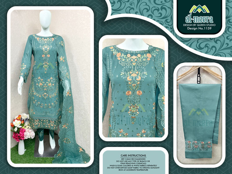 Al Meera Dno 1159 Fox Georgette Pret Collection