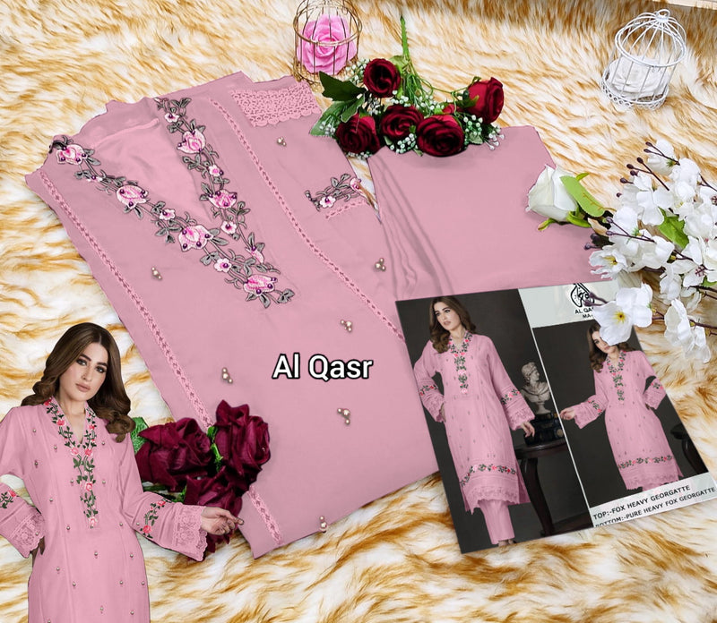 Al Qasr Ma 42 Pure Georgette Embroidery Pret Collection