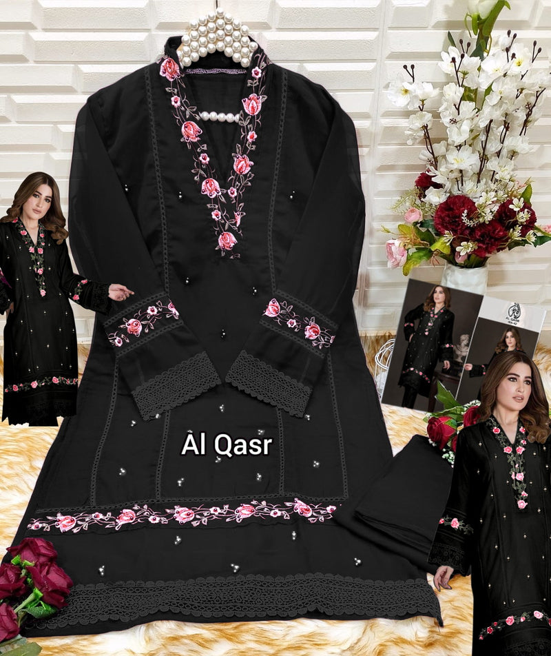 Al Qasr Ma 42 Pure Georgette Embroidery Pret Collection