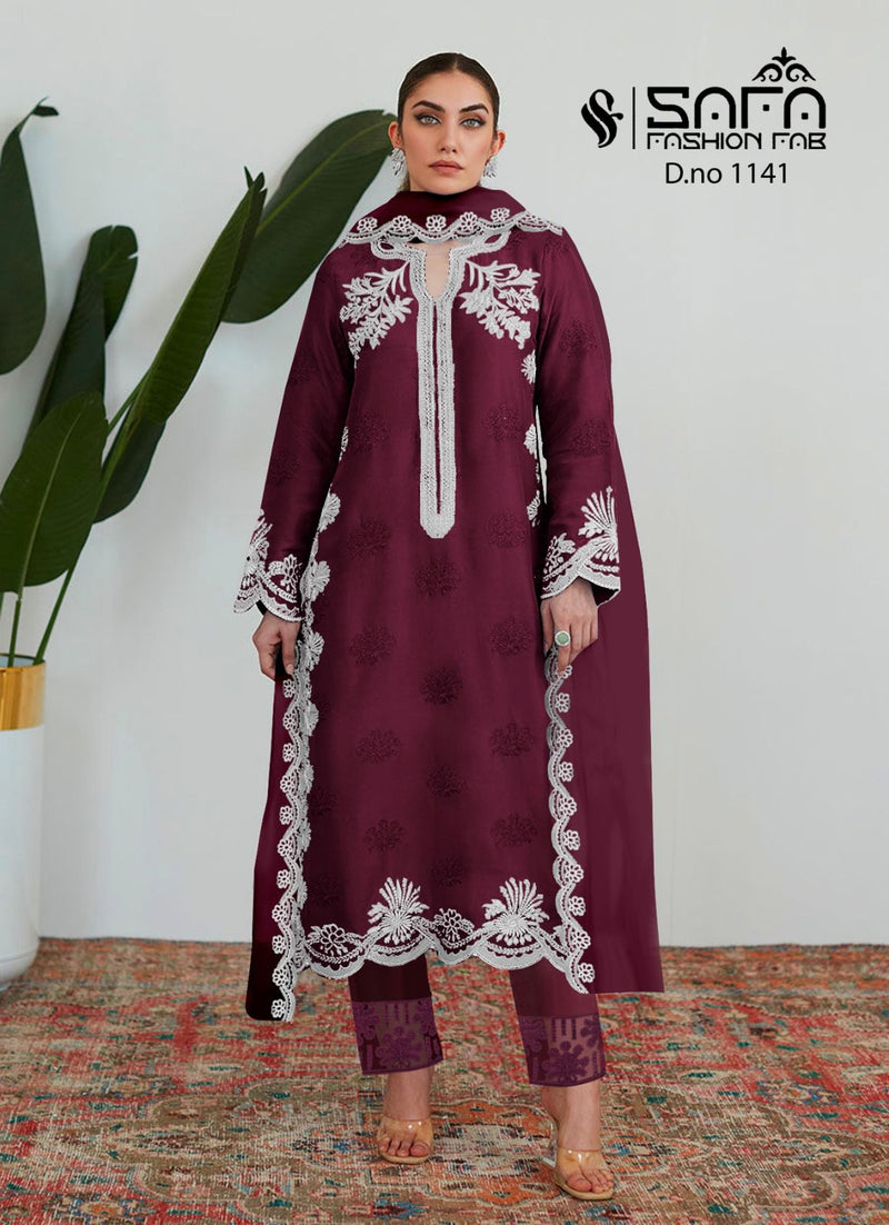 Safa Fashion Fab Dno 1141 Georgette Pret Collection