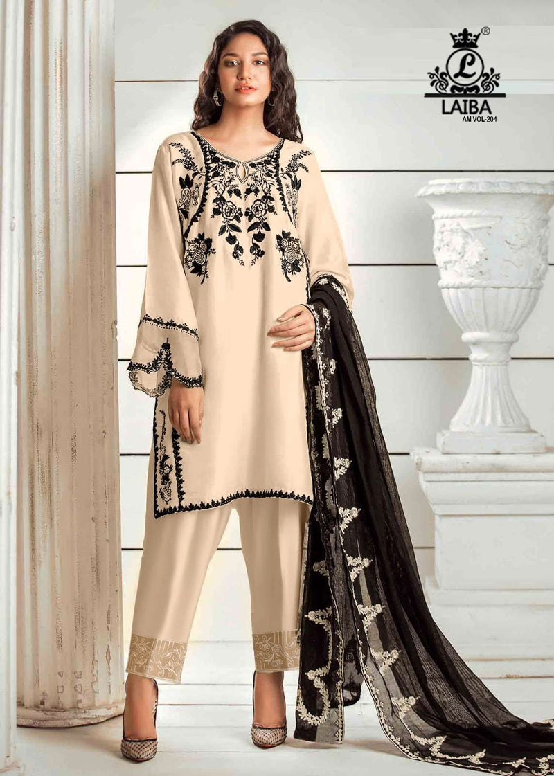 Laiba Designer Am Vol 204 Pure Georgette Pret Collection