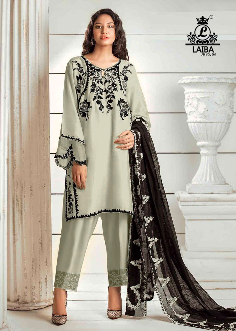 Laiba Designer Am Vol 204 Pure Georgette Pret Collection