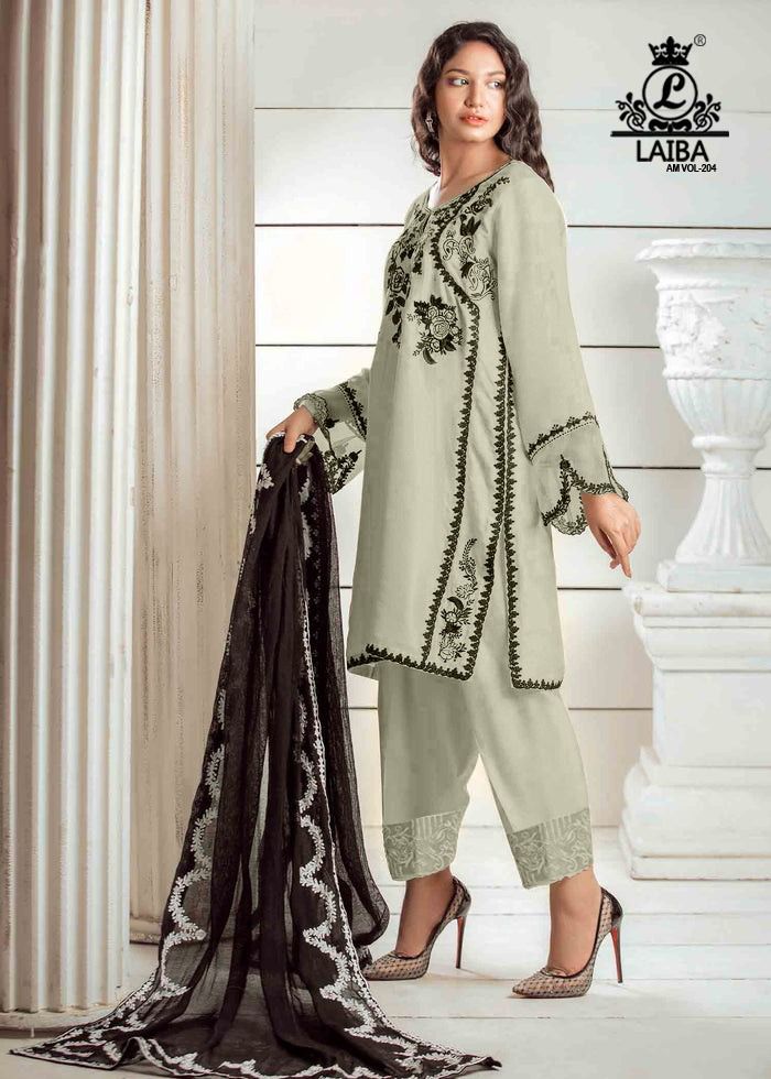 Laiba Designer Am Vol 204 Pure Georgette Pret Collection