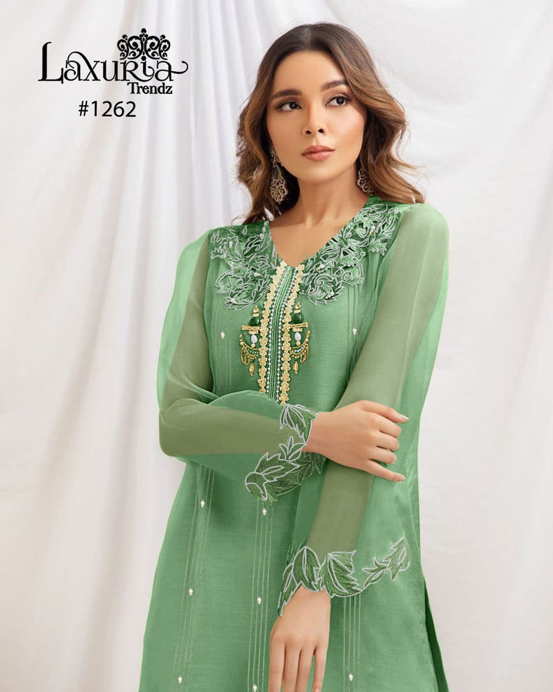 Laxuria Trendz Dno 1262 Organza Embroidery Pret Collection