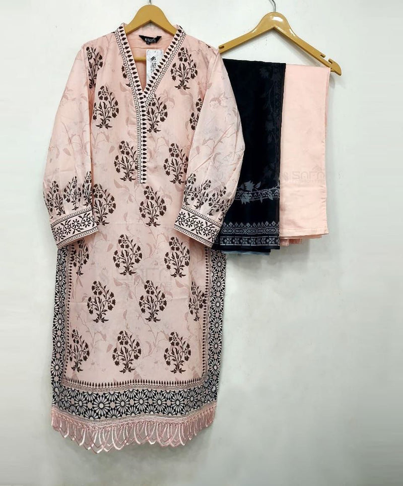 Safa Fashion Fab Dno 1151 Muslin Embroidered Pret Collection