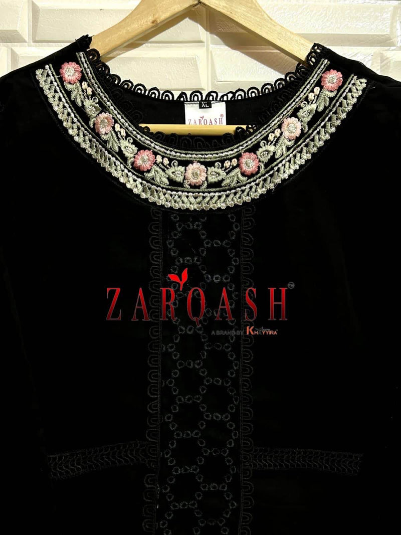 Zarqash Z 146 Georgette With Heavy Embroidery Designer Ready Made Suits