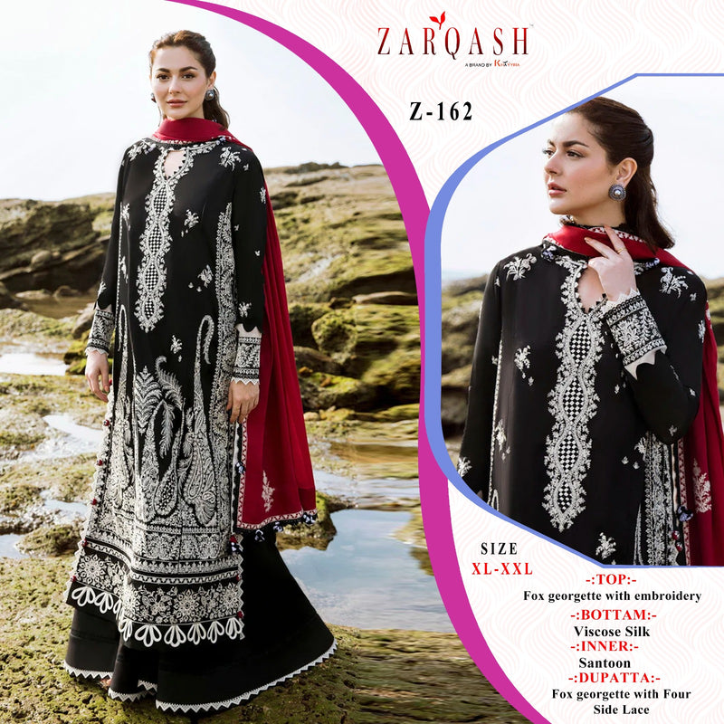 Zarqash Z 162 georgette Fabric Readymade Salwar Kameez Collection