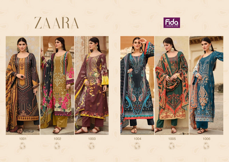 Fida Zaara Pashmina Printed Winter Wear Salwar Kameez Collection