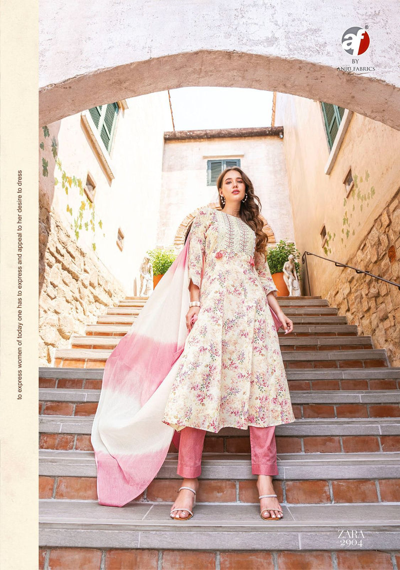 Anju Fabrics Zara Vol 3 Cotton Beautiful Designer Kurti Combo Set