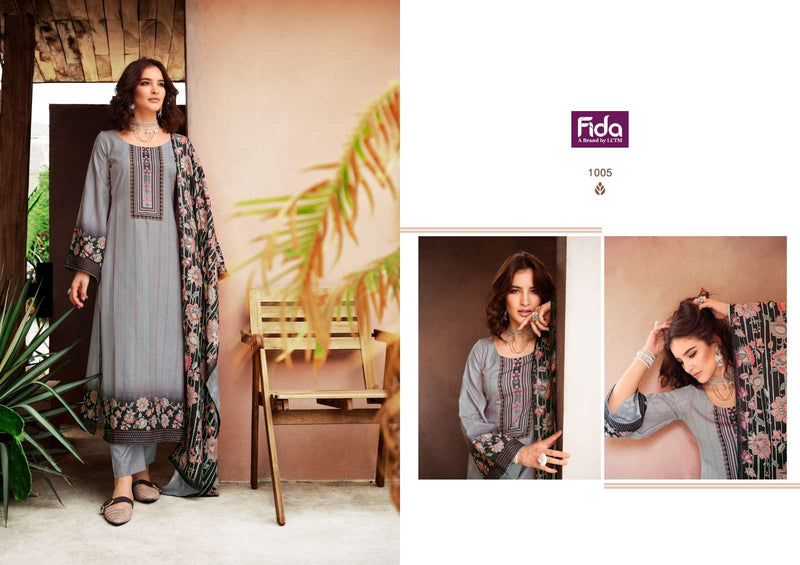 Fida Zeal Pashmina Kashmiri Wool Designer Printed Salwar Suit Collection
