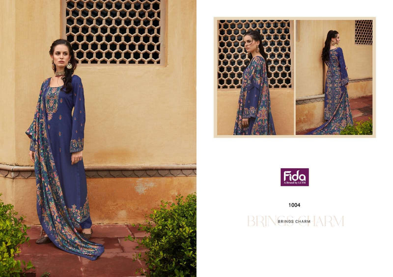 Fida Zerina Pashmina Digital Wool Fancy Printed Salwar Kameez Collection