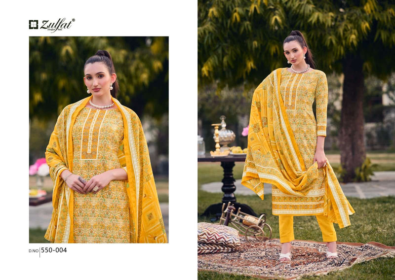 Zulfat Designer Suits Hakoba Cotton  Exclusive Designer Printed Salwar Suit