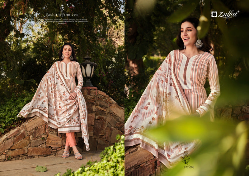 Zulfat Designer Suits Kashish Pure Cotton Exclusive Designer Salwar Suit