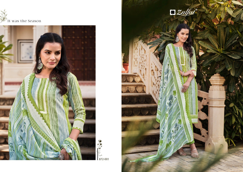 Zulfat Designer Suits Kashish Pure Cotton Exclusive Designer Salwar Suit