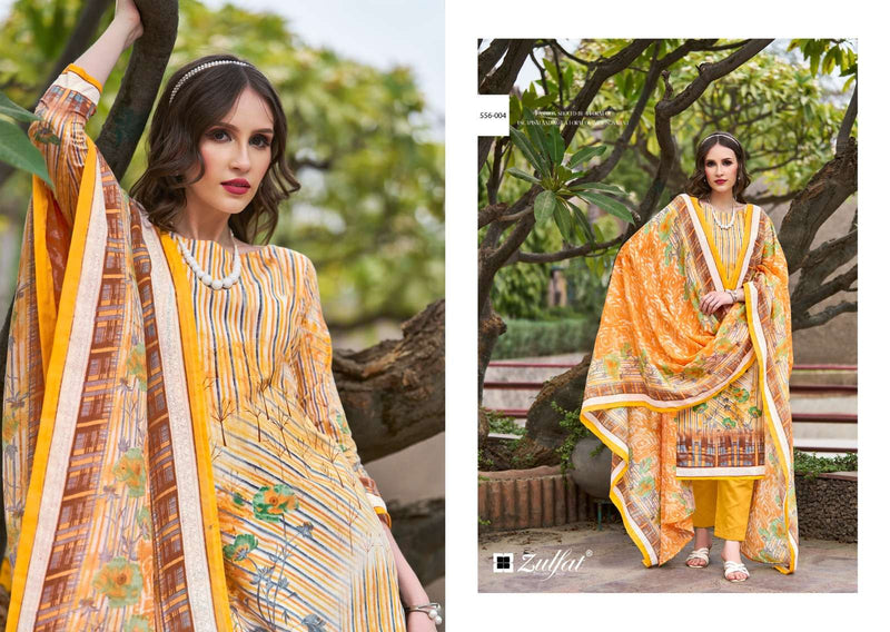 Zulfat Designer Suits Maryam Vol 5 Pure Cotton Exlusive Print Salwar Suit