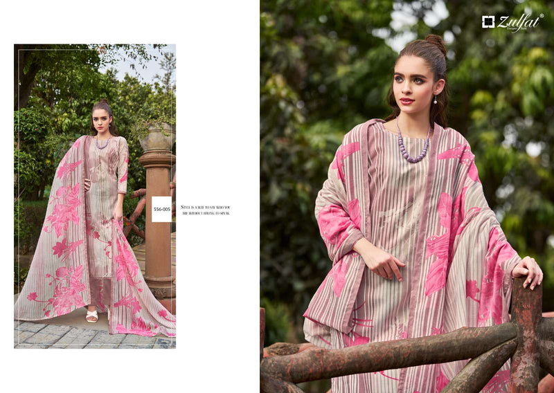Zulfat Designer Suits Maryam Vol 5 Pure Cotton Exlusive Print Salwar Suit