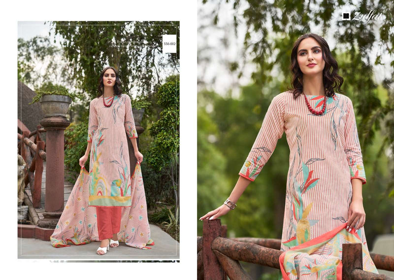 Zulfat Designer Suits Maryam Vol 5 Pure Cotton Exlusive Print Salwar Suit