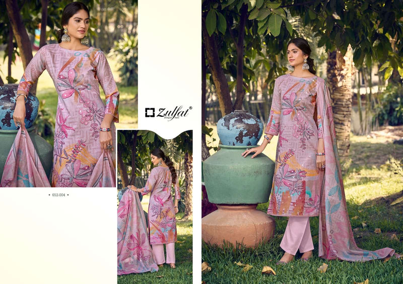 Zulfat Designer Suits Summer Breeze Vol 2 Pure Cotton Handwork Salwar Suit
