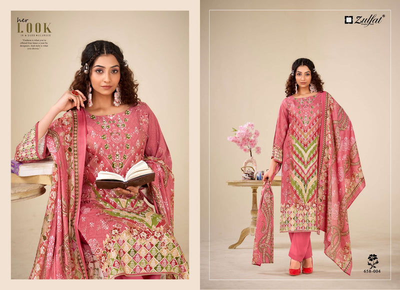 Zulfat Designer Suits Aayat Vol 16 Pure Viscose Rayon Printed Handwork Salwar Kameez