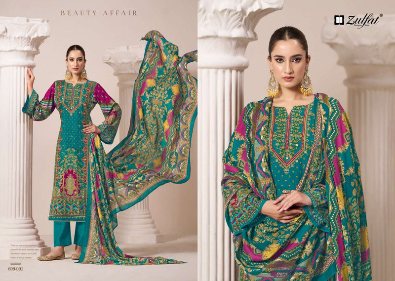 Zulfat Designer Suits Aayat Vol 9 Pure Viscose Rayon Handwork Salwar Suit