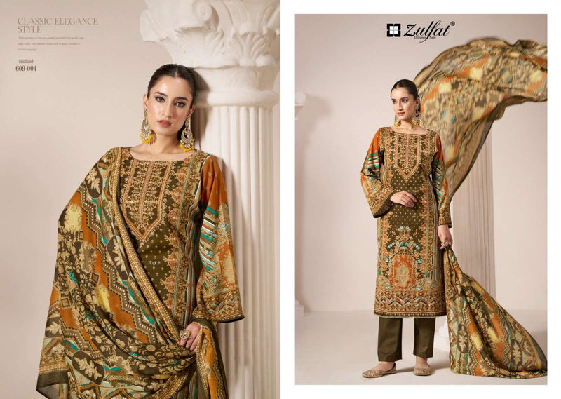 Zulfat Designer Suits Aayat Vol 9 Pure Viscose Rayon Handwork Salwar Suit