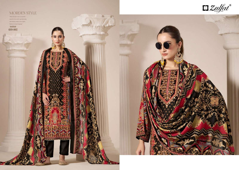Zulfat Designer Suits Aayat Vol 9 Pure Viscose Rayon Handwork Salwar Suit