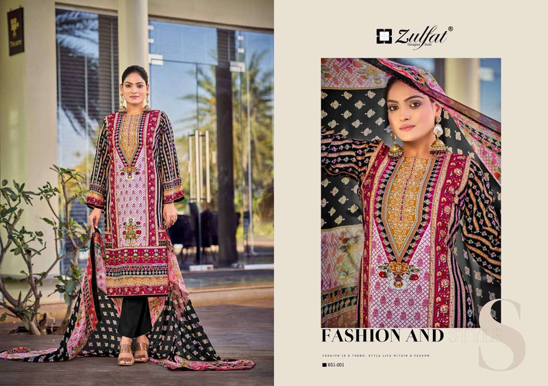 Zulfat Designer Suits Nafisa Pure Rayon Printed Desiger Salwar Kameez