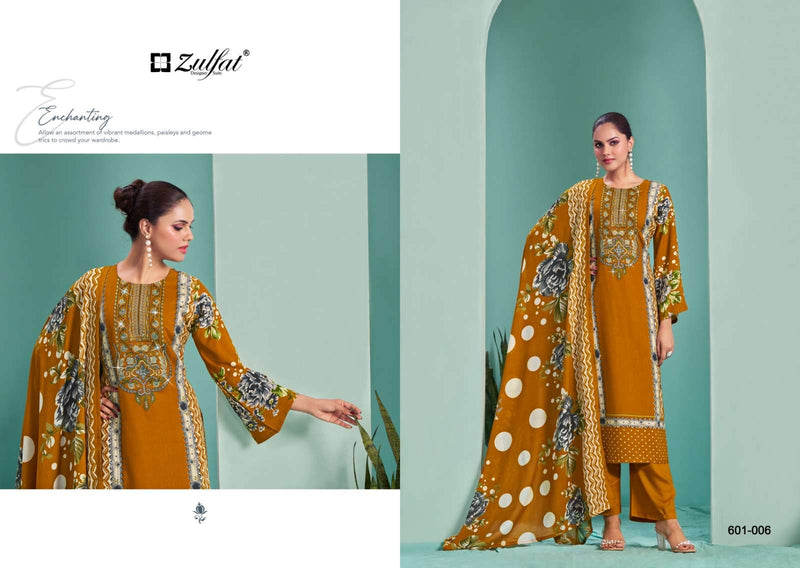 Zulfat Designer Suits Ruhani Pure Viscose Rayon Exclusive Print Salwar Suit