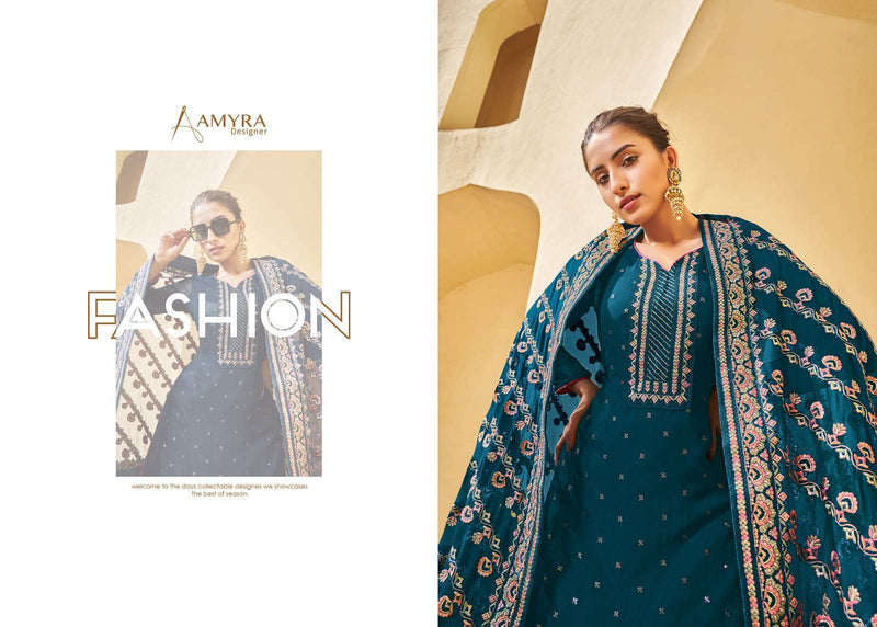 Aaina Vol 10 By Amyra Designer Georgette Embroidery Beautiful Salwar Kameez