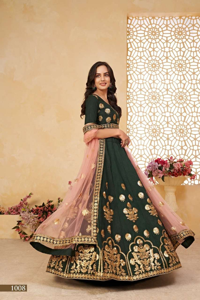 Aawiya Sanaya Vol 1 New Trending Georgette Lehnaga Choli With Contrast Dupatta