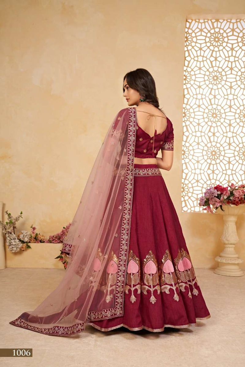 Aawiya Sanaya Vol 1 New Trending Georgette Lehnaga Choli With Contrast Dupatta