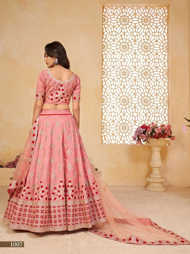 Aawiya Sanaya Vol 1 New Trending Georgette Lehnaga Choli With Contrast Dupatta