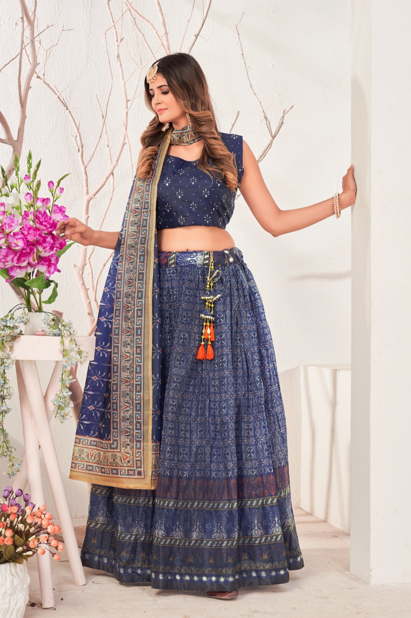 Amoha Trendz D No C 10599 Orgenza With Classic Look Fancy Lehngas