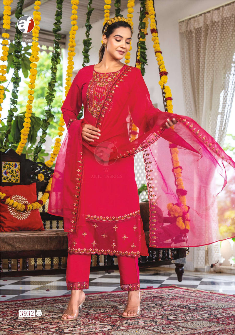 Anju Fabrics Sundari Vol 2 Modal Silk  Heavy Embroidery Festiv Wear Suit Collection