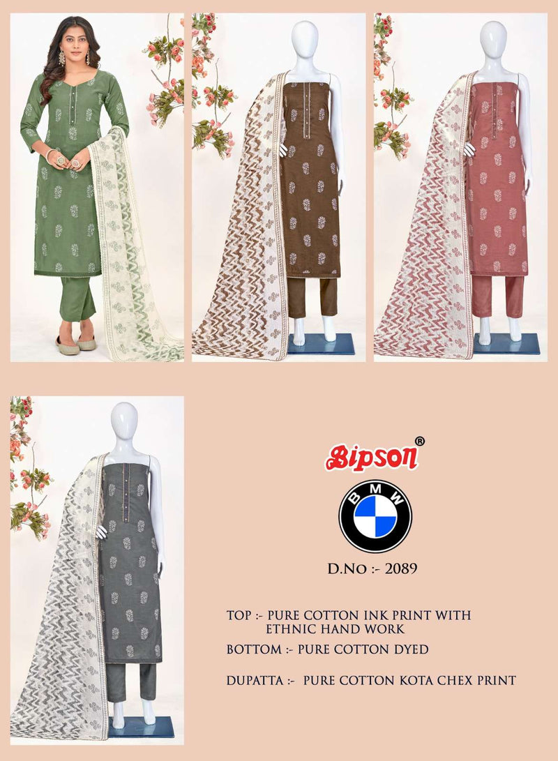 Bipson Bmw 2089-2090 Amazing Ethnic Handwork Cotton Ladies