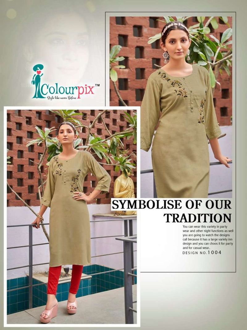Colourpix Cotton Candy Vol 1 Viscose Rayon Casual Wear Kurtis