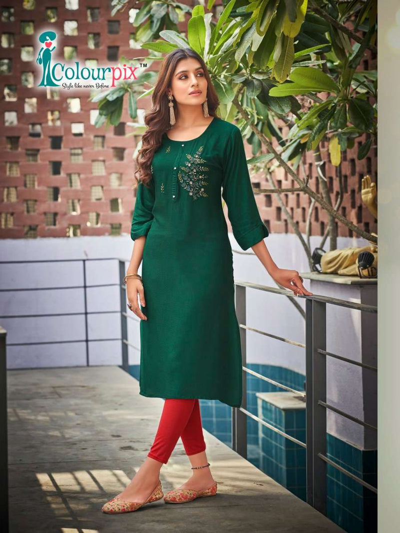 Colourpix Cotton Candy Vol 1 Viscose Rayon Casual Wear Kurtis