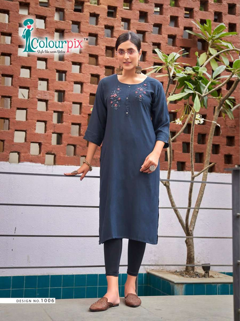 Colourpix Cotton Candy Vol 1 Viscose Rayon Casual Wear Kurtis