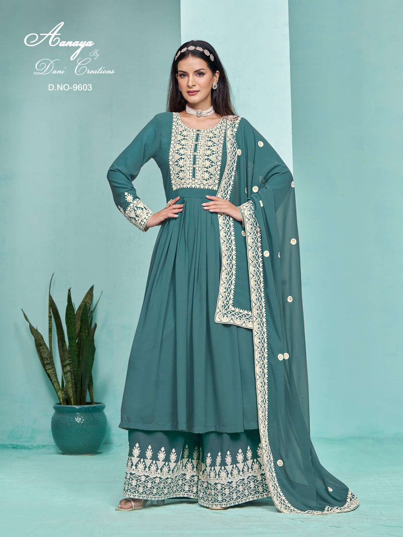 Dani Creation Aanaya Vol 196 Fox Georgette Designer Suit