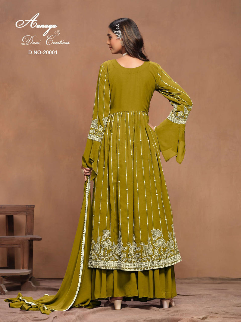 Dani Creation Aanaya Vol 200 Fox Geoergette Heavy Designer Party Wear Salwar Kameez