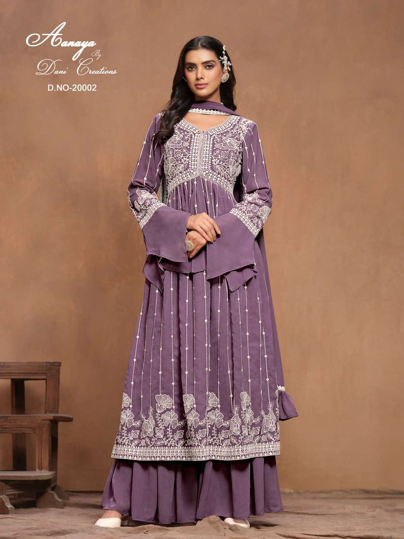 Dani Creation Aanaya Vol 200 Fox Geoergette Heavy Designer Party Wear Salwar Kameez