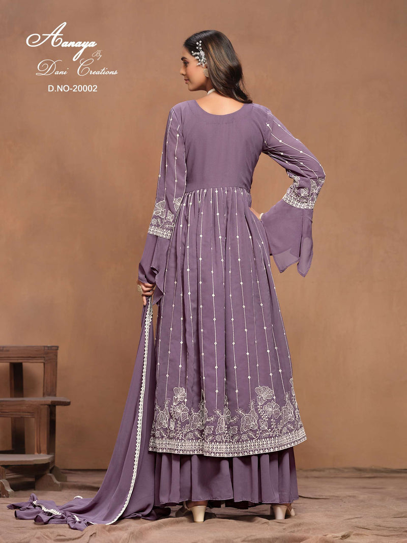 Dani Creation Aanaya Vol 200 Fox Geoergette Heavy Designer Party Wear Salwar Kameez
