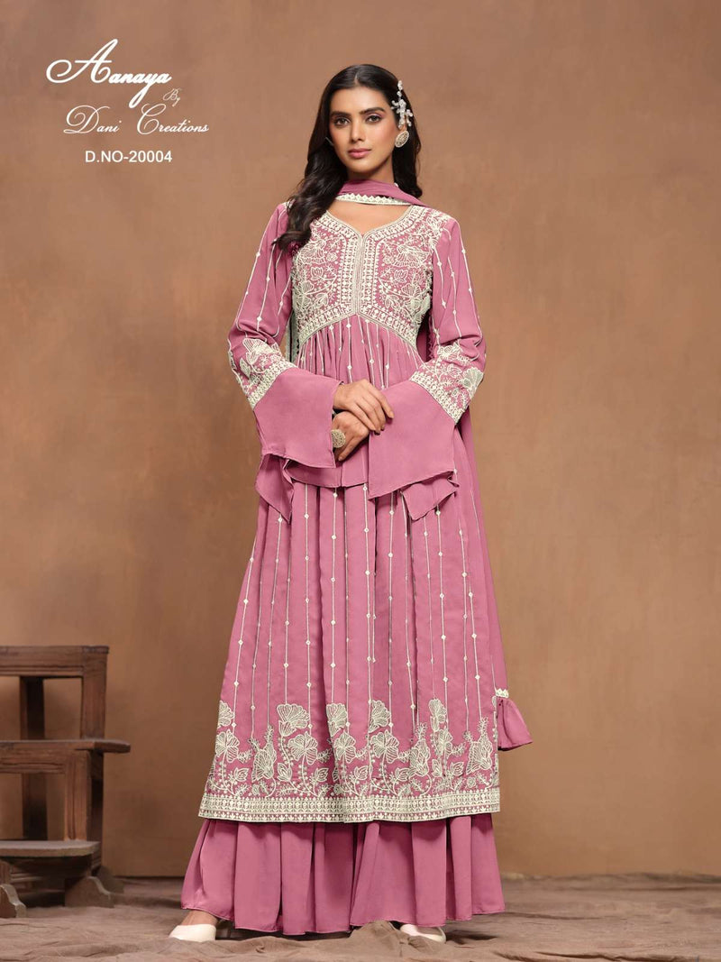 Dani Creation Aanaya Vol 200 Fox Geoergette Heavy Designer Party Wear Salwar Kameez
