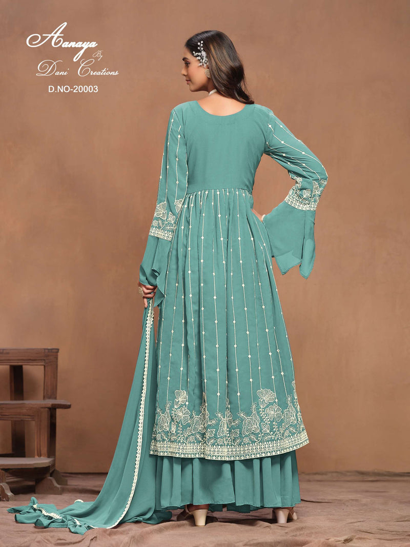 Dani Creation Aanaya Vol 200 Fox Geoergette Heavy Designer Party Wear Salwar Kameez