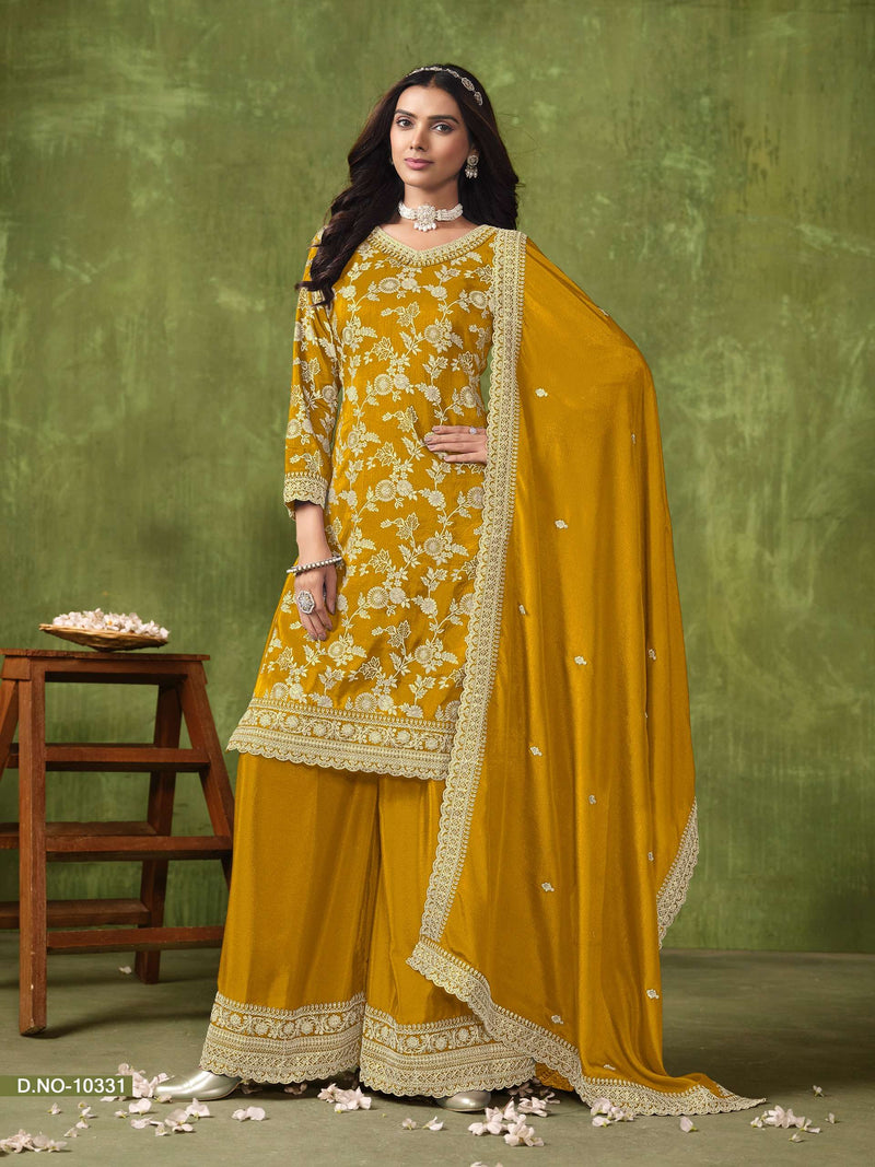 Dani Creation Anjubaa Vol 33 Silk Jacquard Heavy Designer Unstiched Party Wear Suit