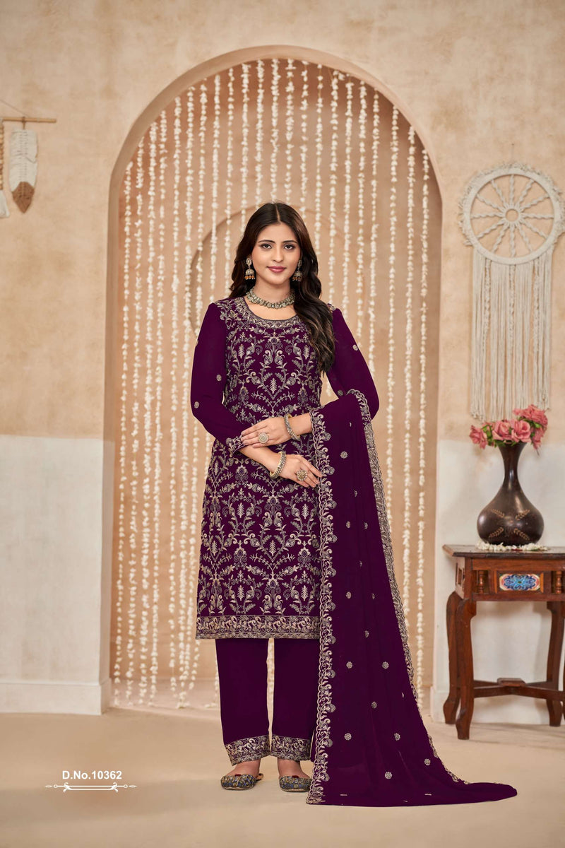 Dani Creation Anjubaa Vol 36 Fox Georgette Designer Party Wear Suit