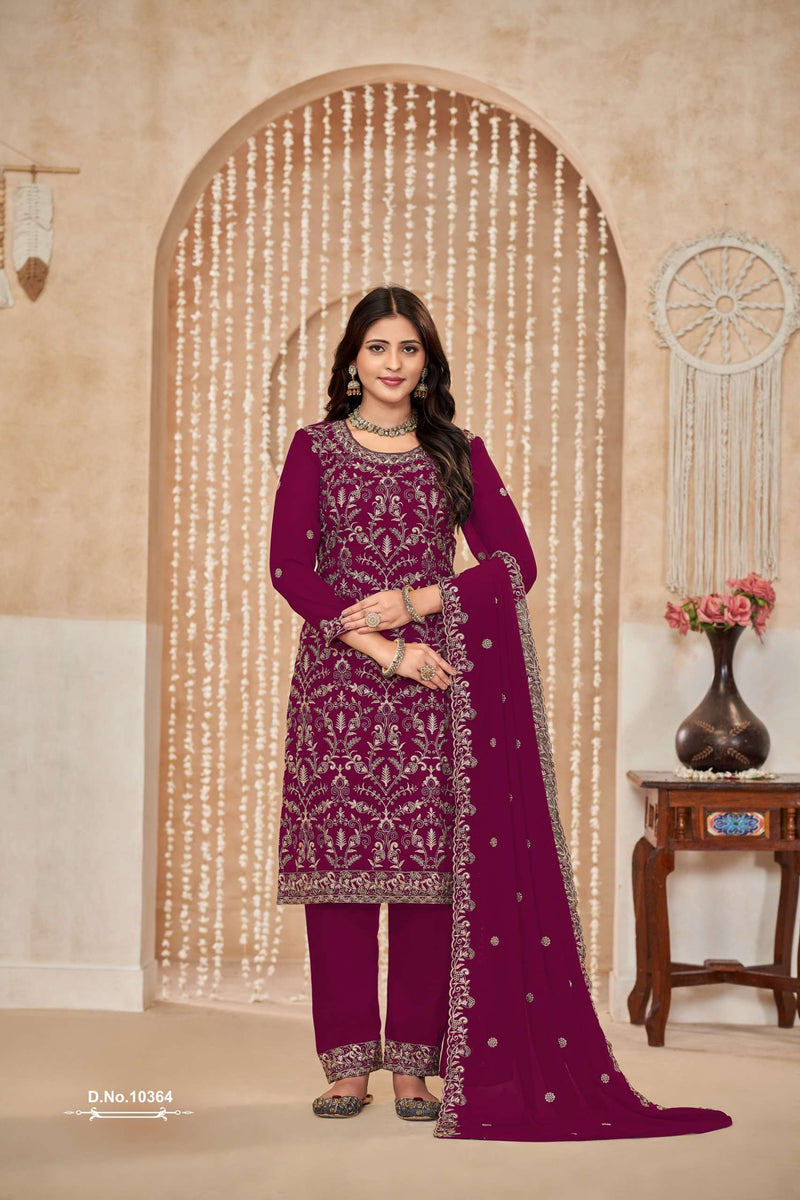 Dani Creation Anjubaa Vol 36 Fox Georgette Designer Party Wear Suit