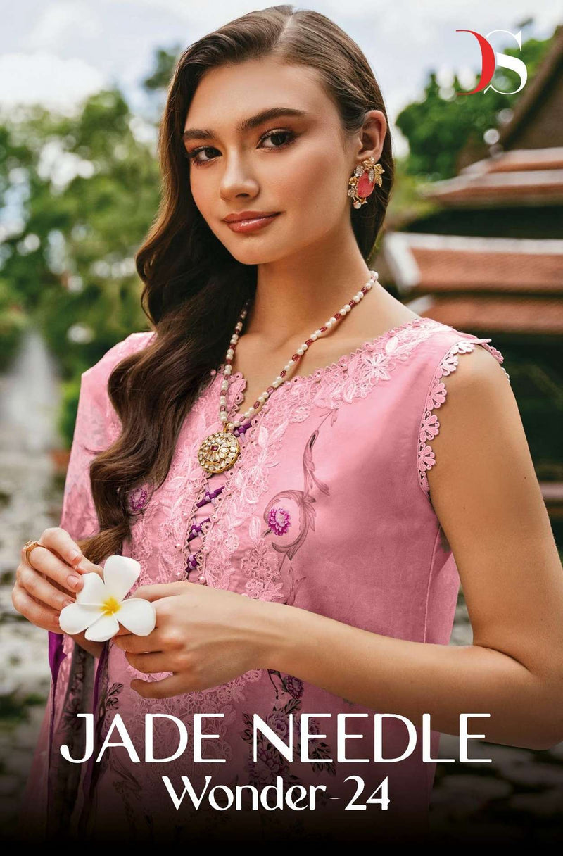 Deepsy Suits Jade Needle Wonder Vol 24 Cotton Patch Work Stylish Salwar Suit